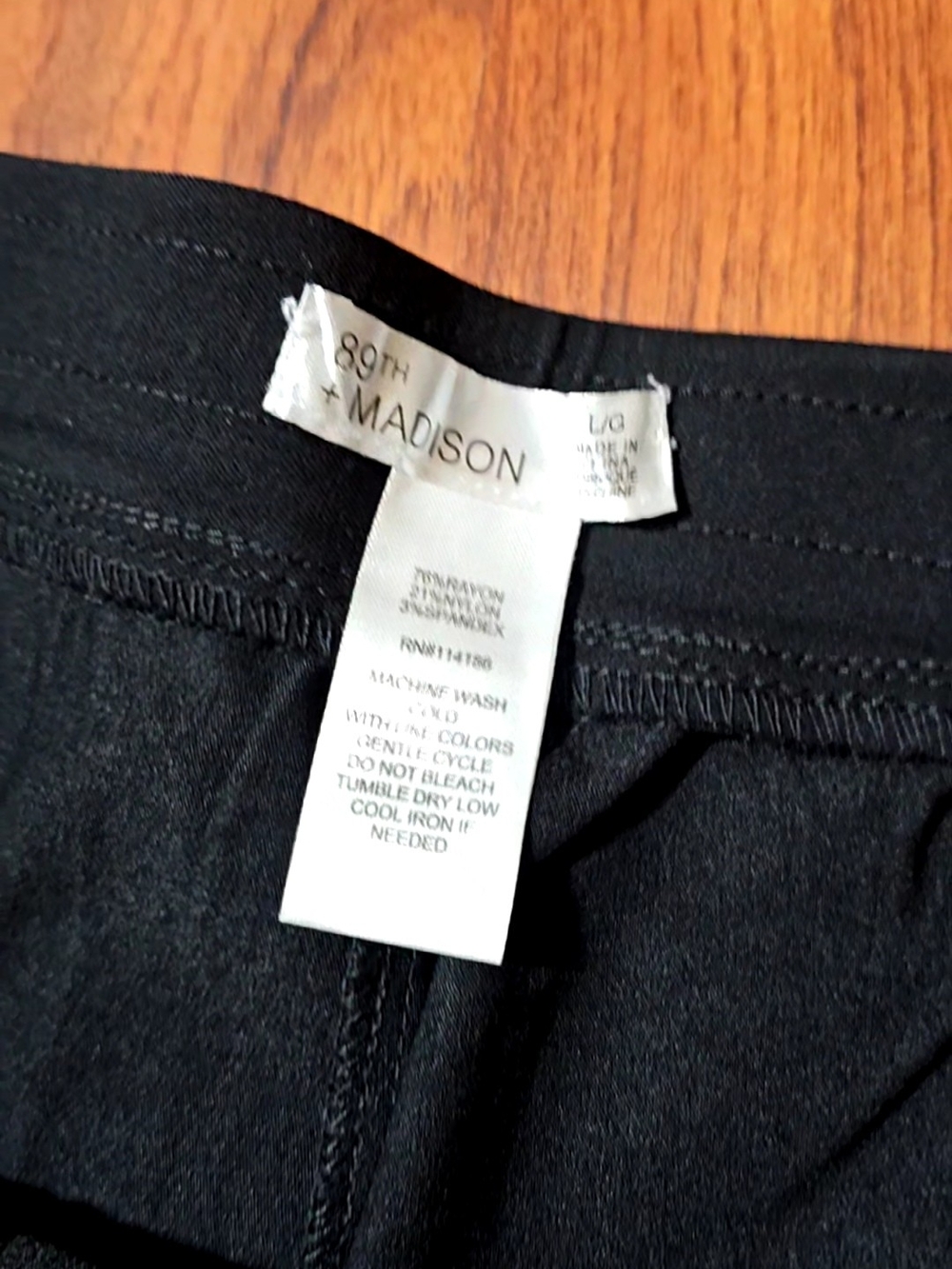 89th & Madison Black Women's Dress Pants with Silver-Tone Buttons - Picture 3 of 8